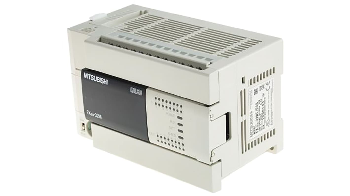 Mitsubishi FX3U Series Logic Module, 24 V dc Supply, Transistor Output, 16-Input, Sink, Source Input