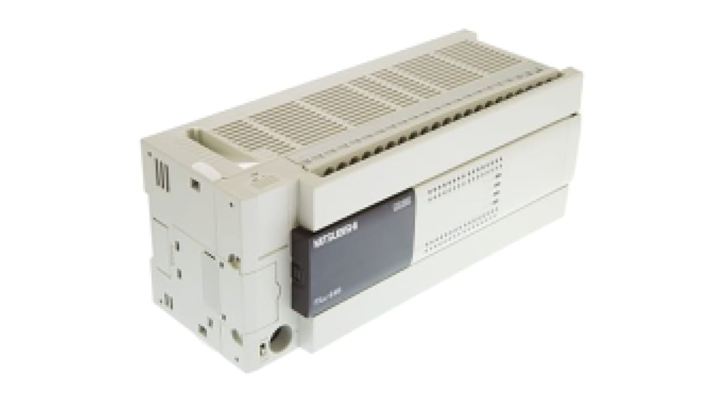 Mitsubishi FX3U Series Logic Module, 100 → 240 V ac Transistor, 32 x Input, 32 x Output Without Display