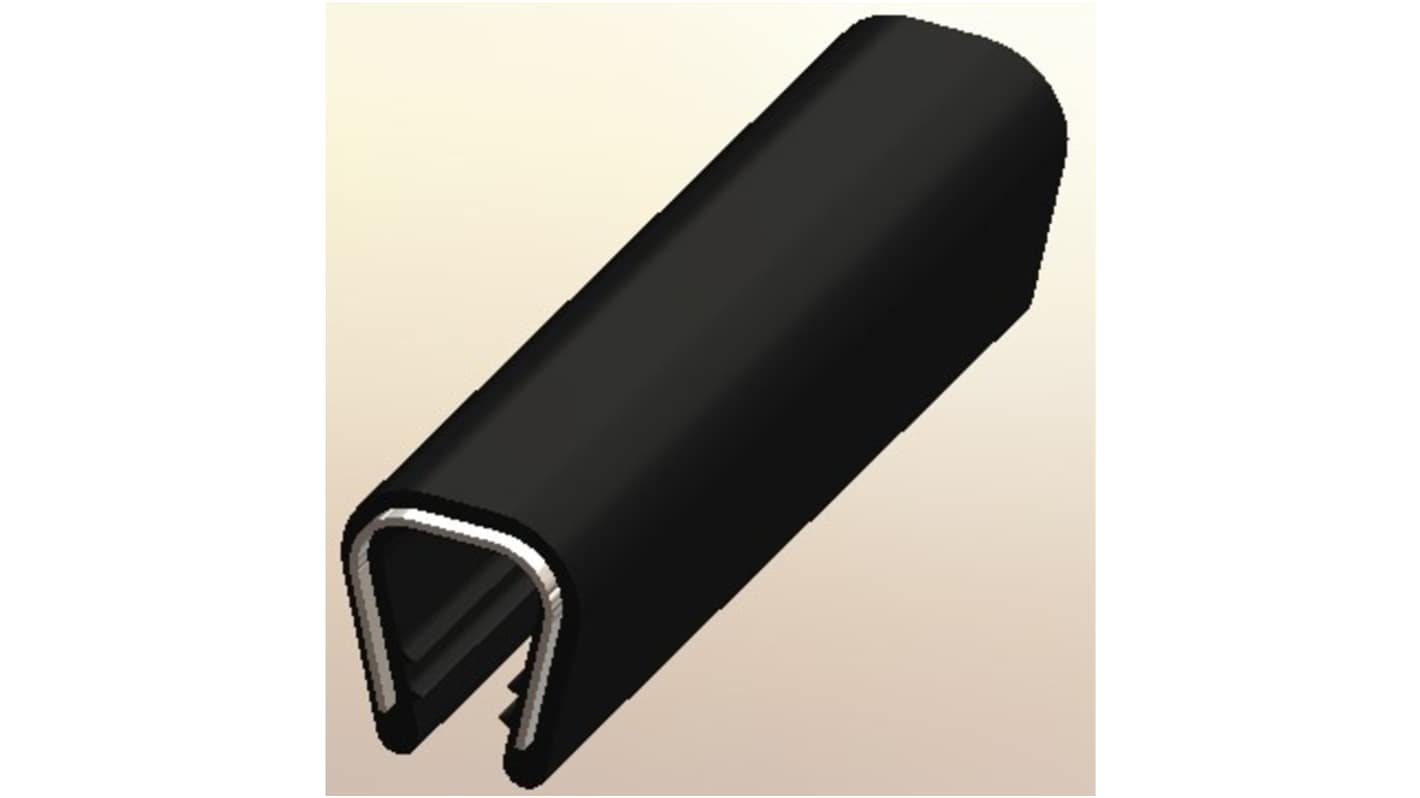 RS PRO Black PVC Edge Protection, 20m