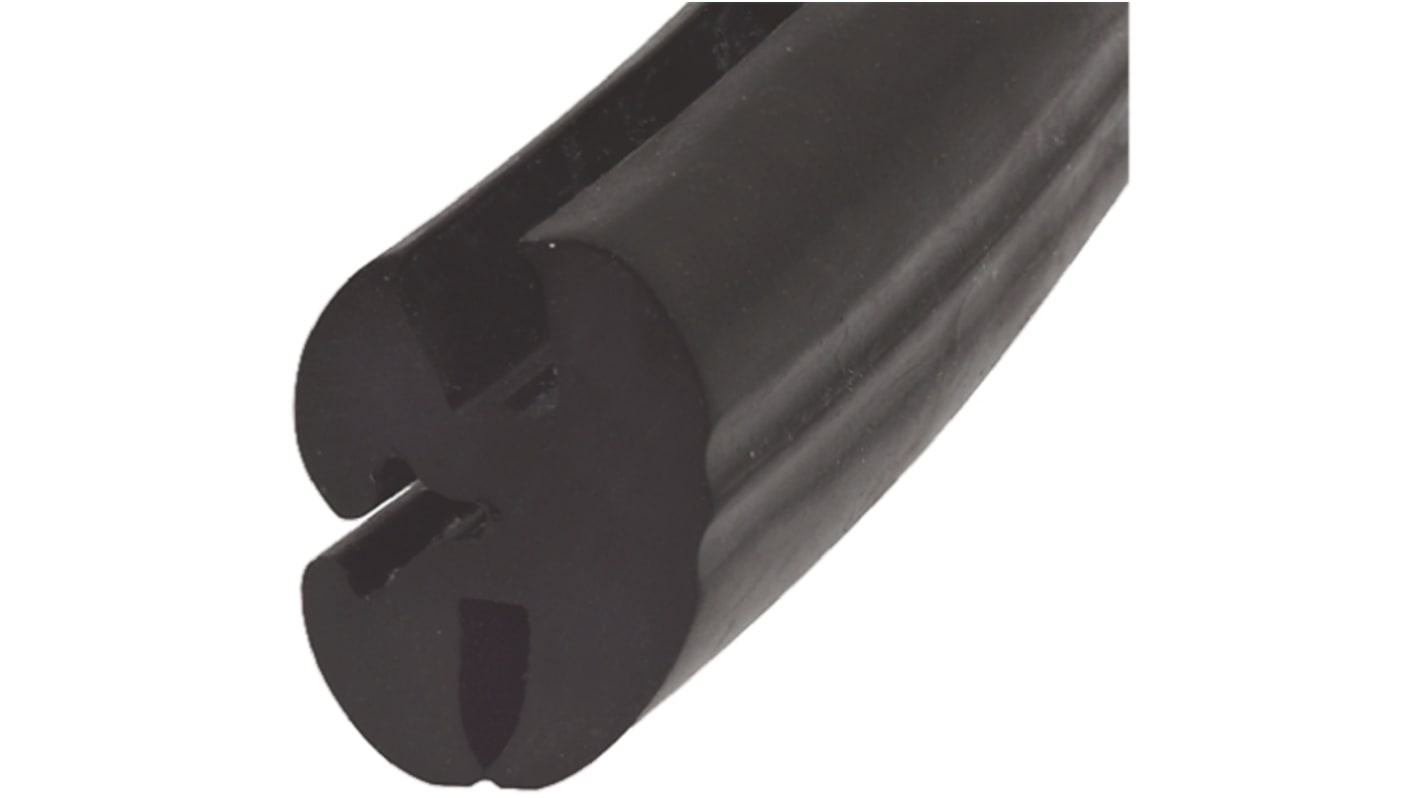 RS PRO Black EPDM  Edging Strip, 20m