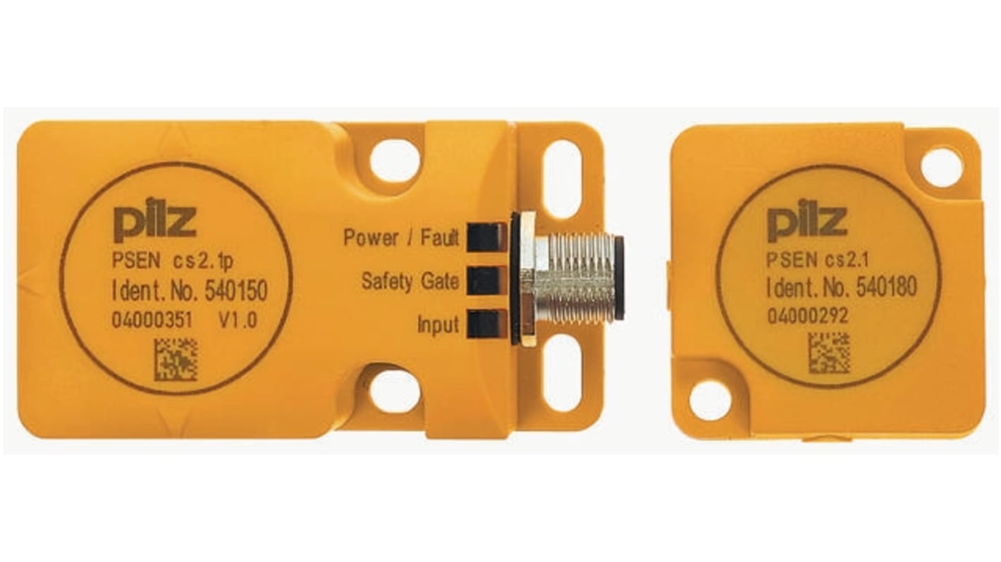 Pilz PSENmag Series Transponder Non-Contact Safety Switch, 24V dc, Plastic Housing, M12