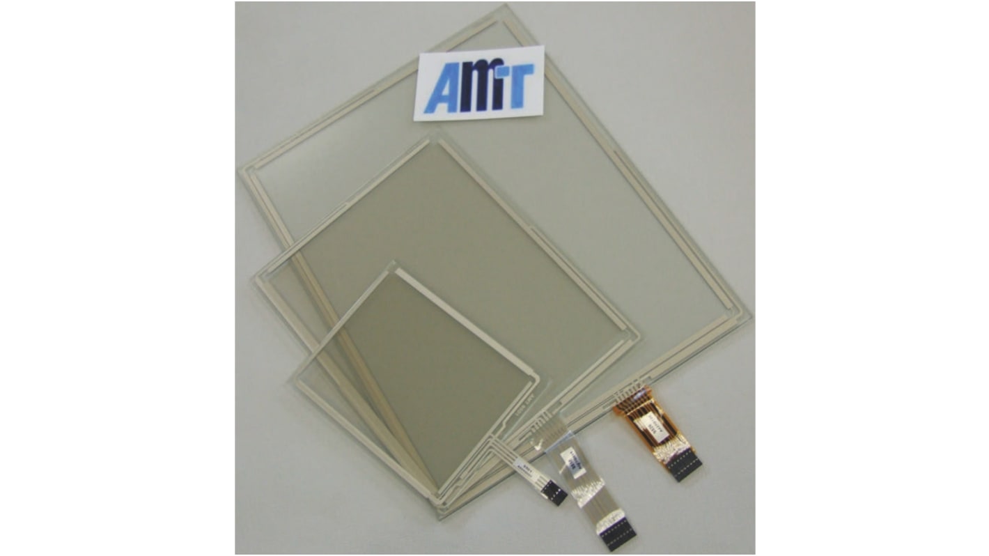 AMT Touchscreen-Auflage, 6.4Zoll 4-Draht resistiv Finger, mit Handschuh, Eingabestift AMP-C, 133.6 x 101.4mm Aktiv.