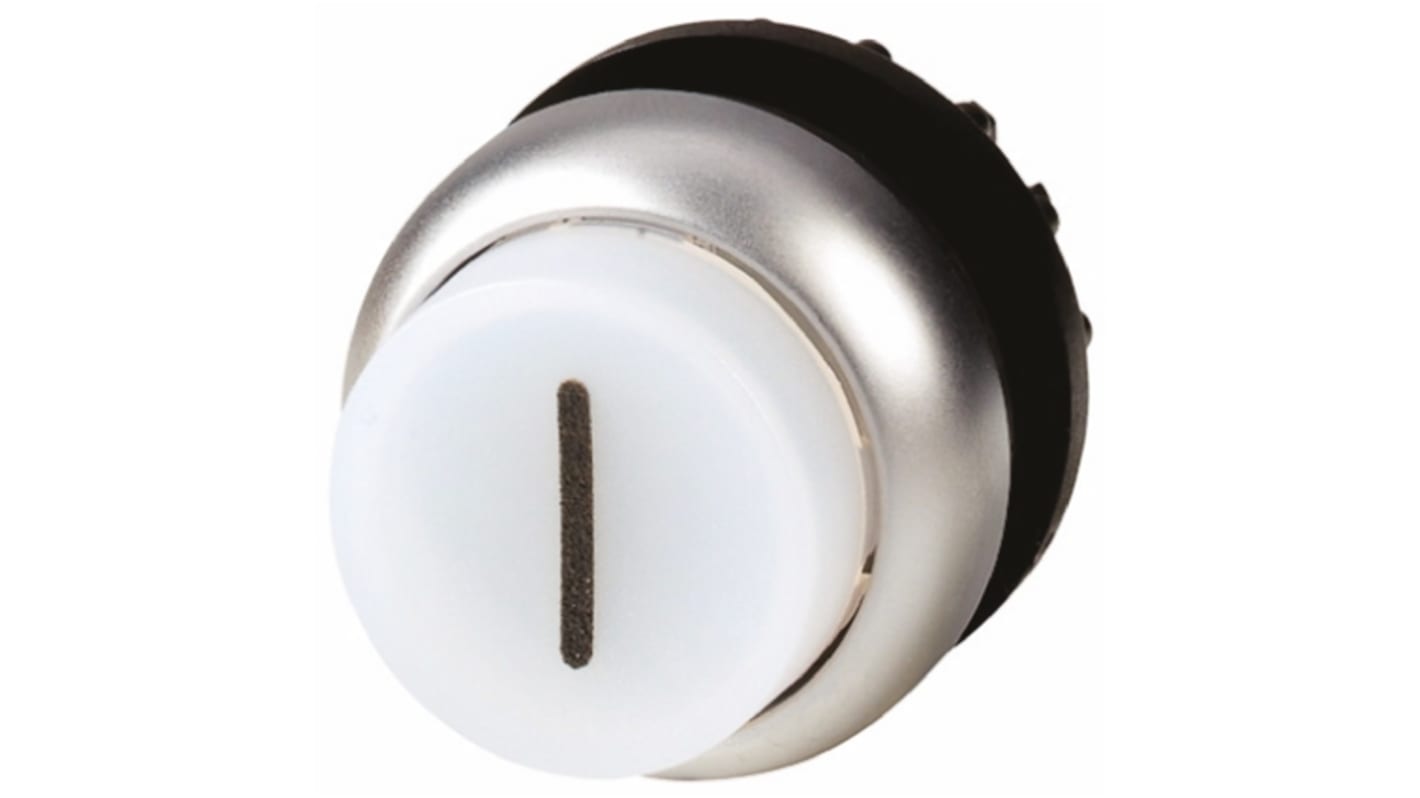 Eaton RMQ Titan M22 Series White Maintained Push Button Head, 22mm Cutout, IP69K