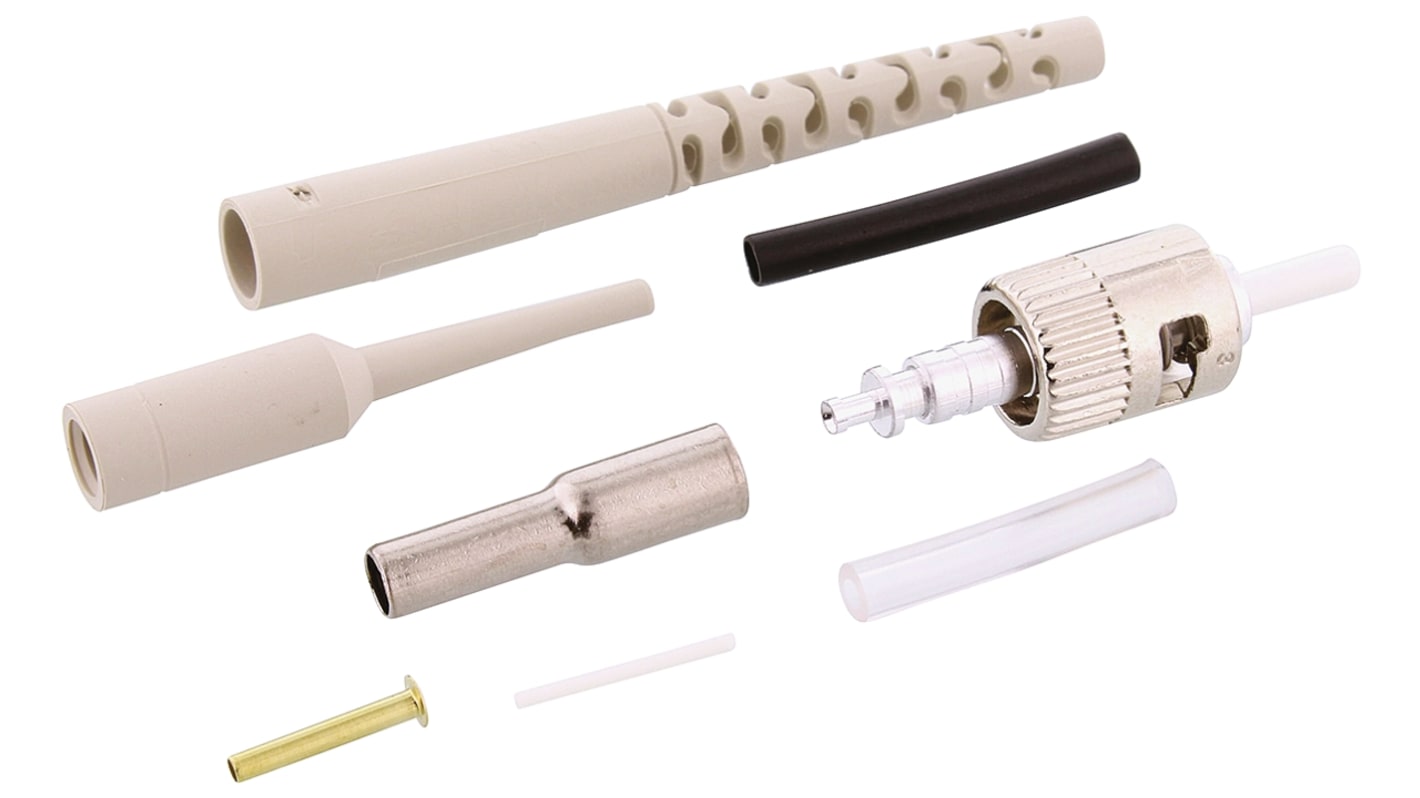 COMMSCOPE, LightCrimp Plus, ST Multimode Simplex Fibre Optic Connector 62.5/125μm Fibre Size, 0.2dB Insertion Loss