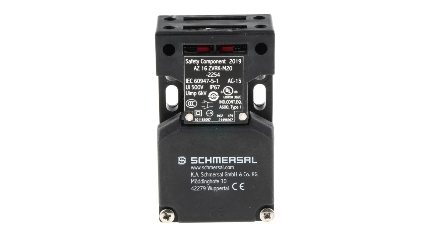 Schmersal AZ16 Safety Interlock Switch, 1NC/1NO, Keyed, Glass Fibre Reinforced Thermoplastic