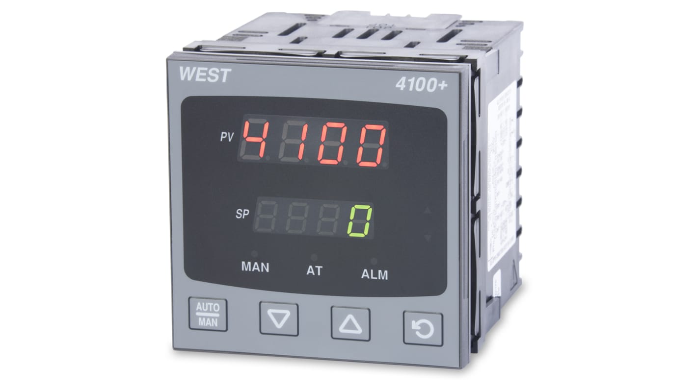 Rs-Online Termoregolatori PID West Instruments P4100 100 → 240 V c.a. 96 x 96 (1/4 DIN)mm 1 uscita Relè