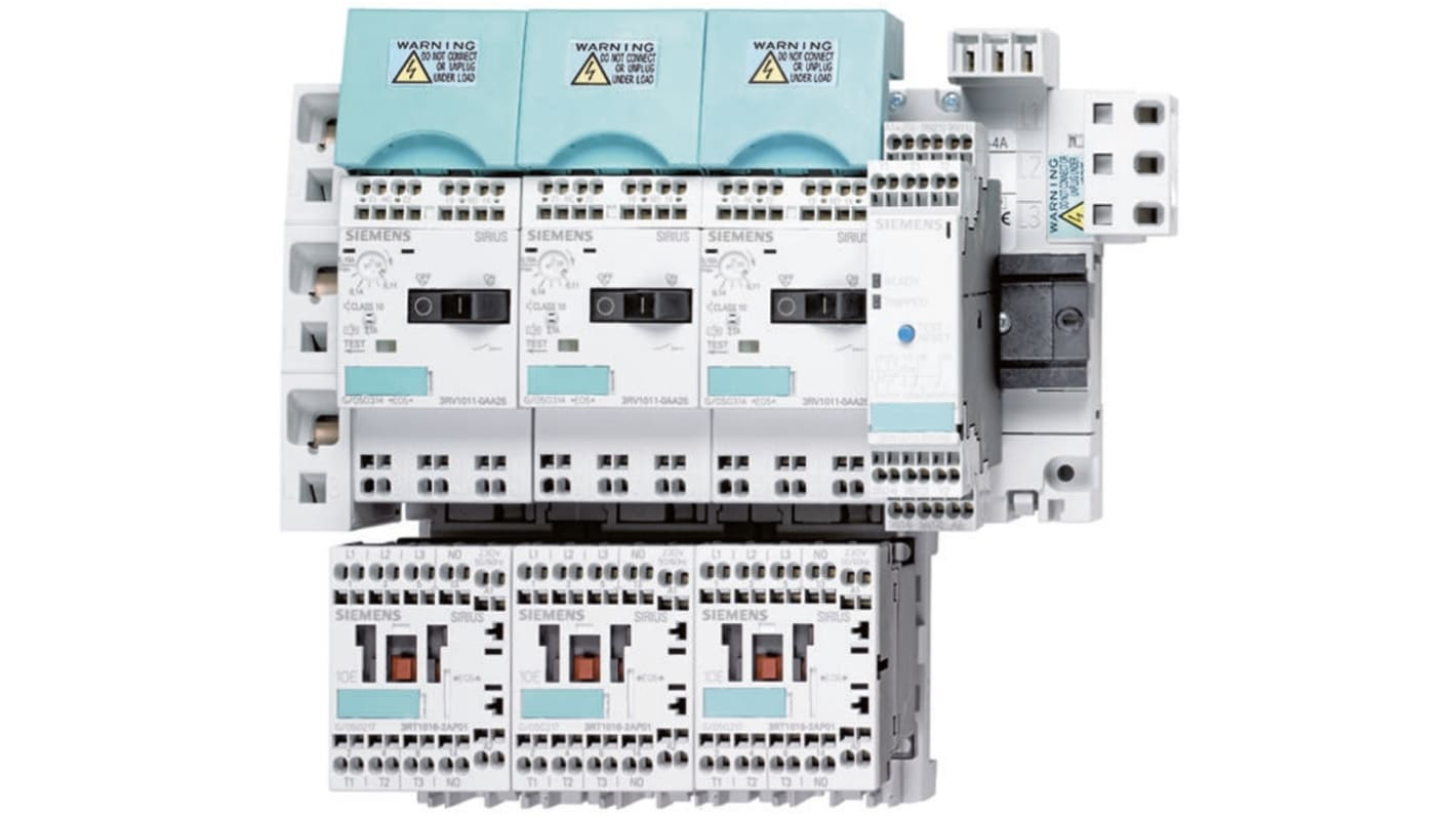 Accesorio conexión Siemens 3RV1, para uso con Protector de arrancador de motor 3RV Sirius Classic