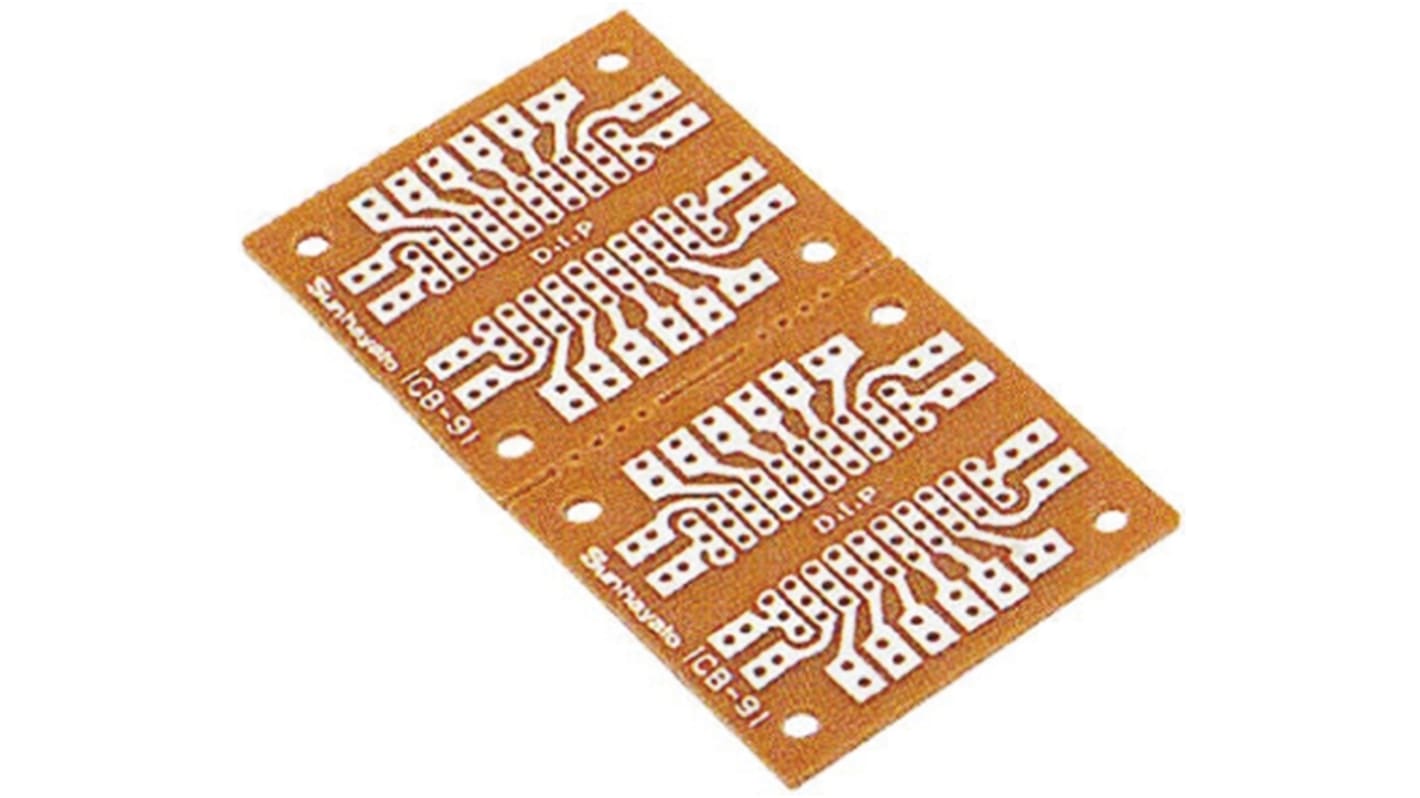 サンハヤト ユーロカード 拡張ボード, 91 x 45 x 1.6mm, ICB-91