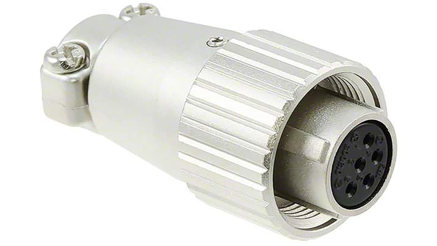 JR13PK-5S(71) | ヒロセ電機 メス 丸型コネクタ, 5極, ケーブル JR13PK-5S(71) | ヒロセ電機 メス 丸型コネクタ, 5極, ケーブル