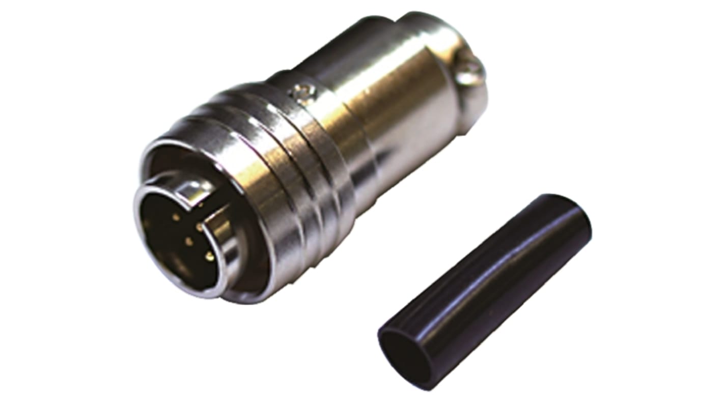 Tajimi Electronics Circular Connector, 8 Contacts, Cable Mount, Miniature Connector, Plug, Male, PRC05 Series
