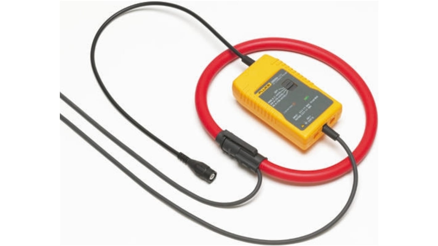 Fluke i3000S Current Probe, AC, Rogowski Coil Adapter, 3kA ac AC Max, Voltage Output