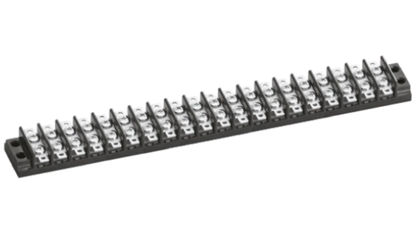 ML-24-20P | Sato Parts 中継用端子台, 20極, 6A, 8mmピッチ ML-24-20P | Sato Parts 中継用端子台, 20極, 6A, 8mmピッチ