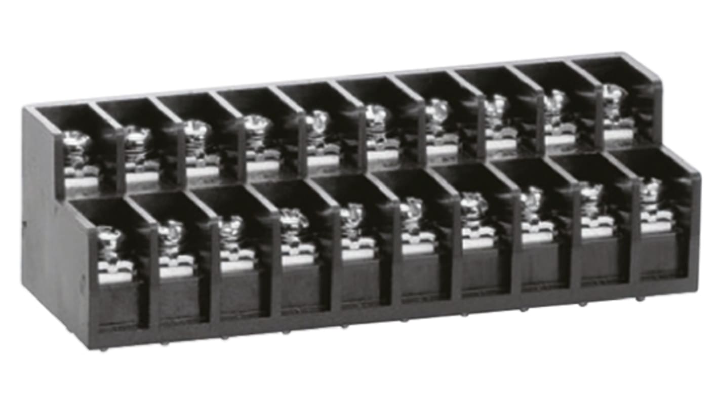 Sato Parts Barrier Strip, 7.62mm Pitch, 10A, 250 V, Screw Down Termination