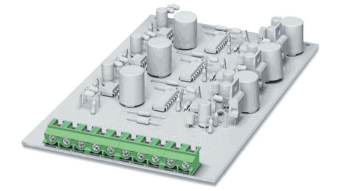 Phoenix Contact PT 2.5/ 4-5.0-V Series PCB Terminal Block, 5mm Pitch, Through Hole Mount, 1-Row, Screw Termination