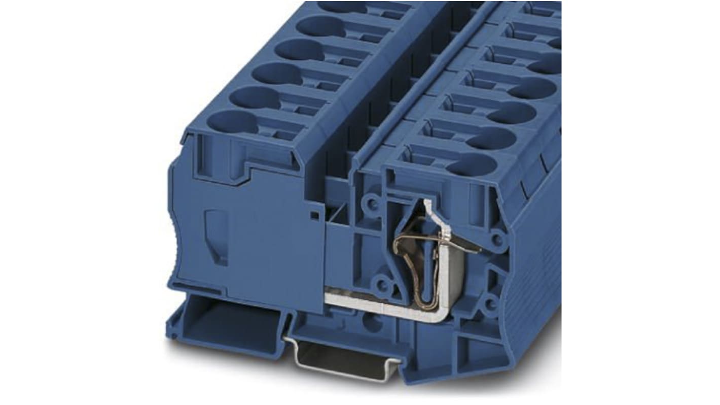 Phoenix Contact 3036181 ST 35 BU Series Blue, 2.5 → 35mm², Single-Level, Spring Clamp Termination