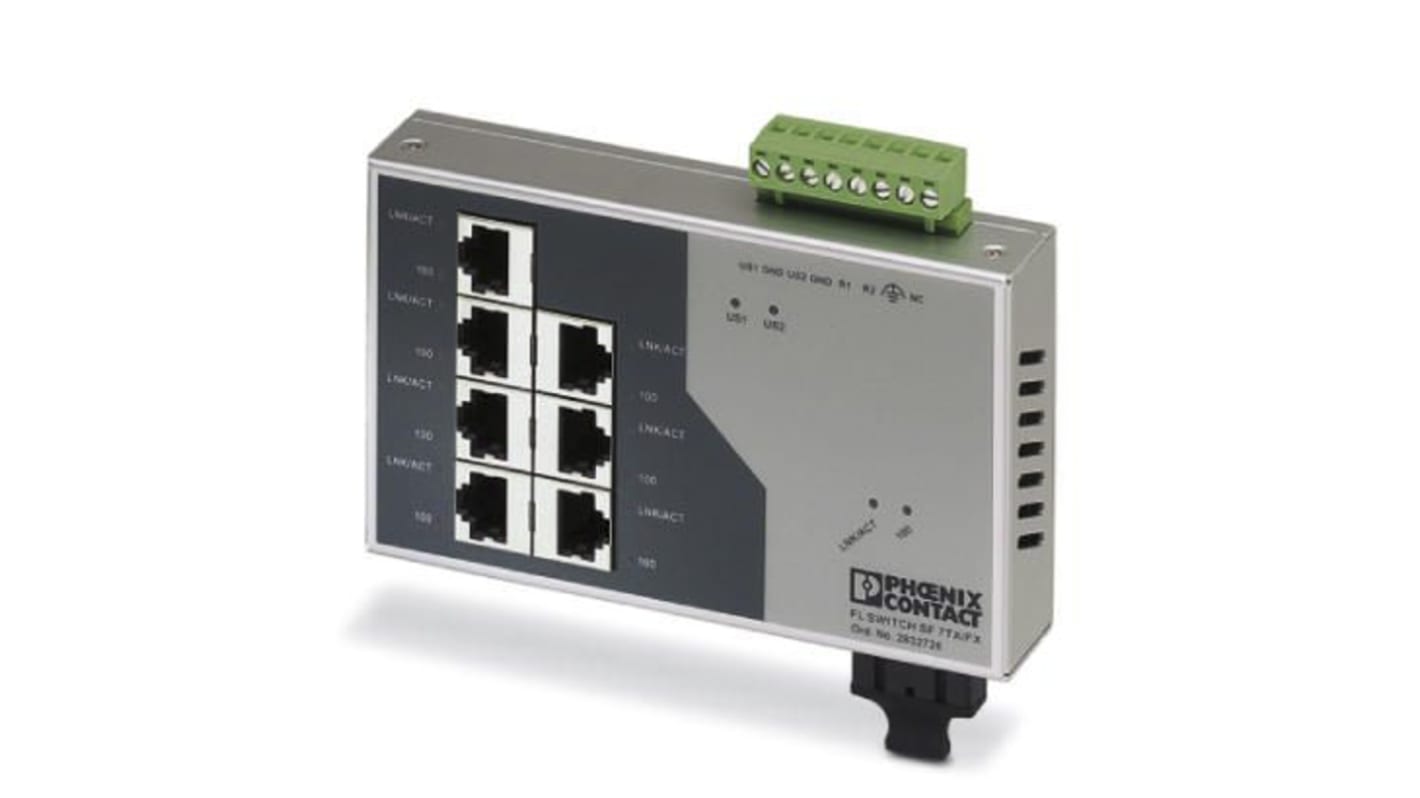 Switch Ethernet Phoenix Contact, 7 RJ45