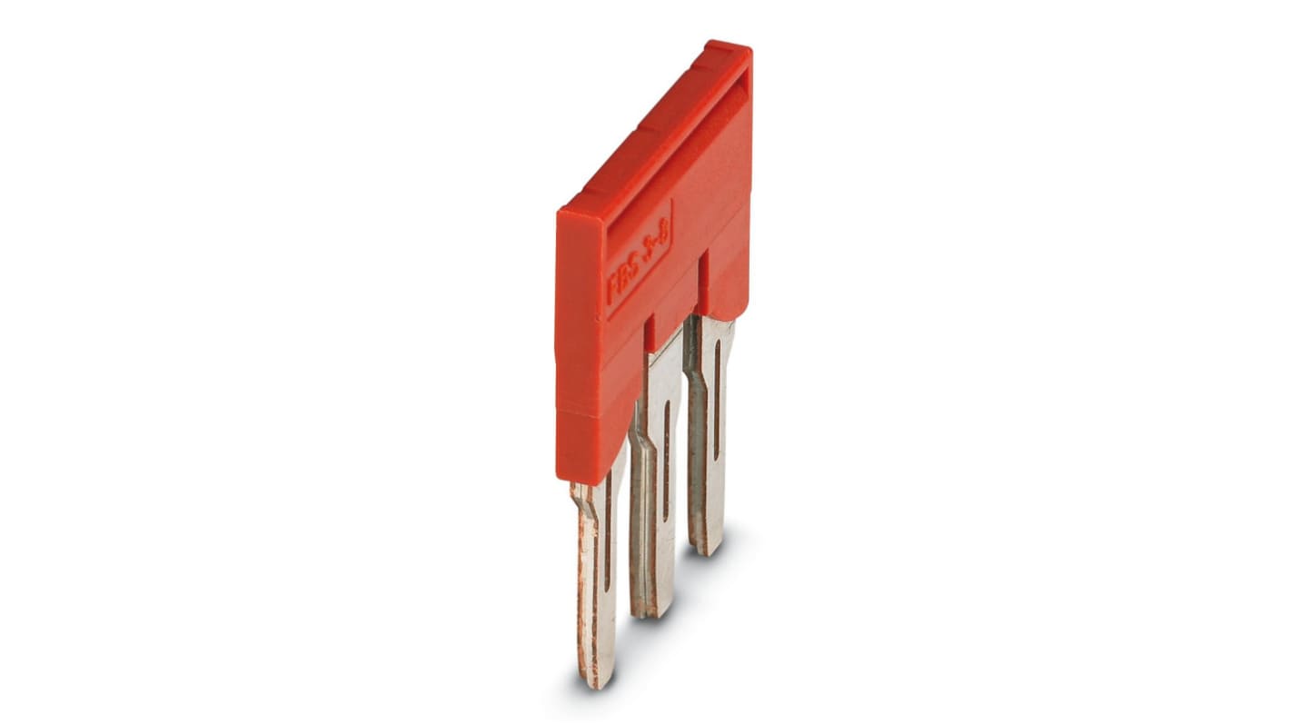 Phoenix Contact FBS3-8 Series Plug-in Bridge for Use with DIN Rail Terminal Blocks