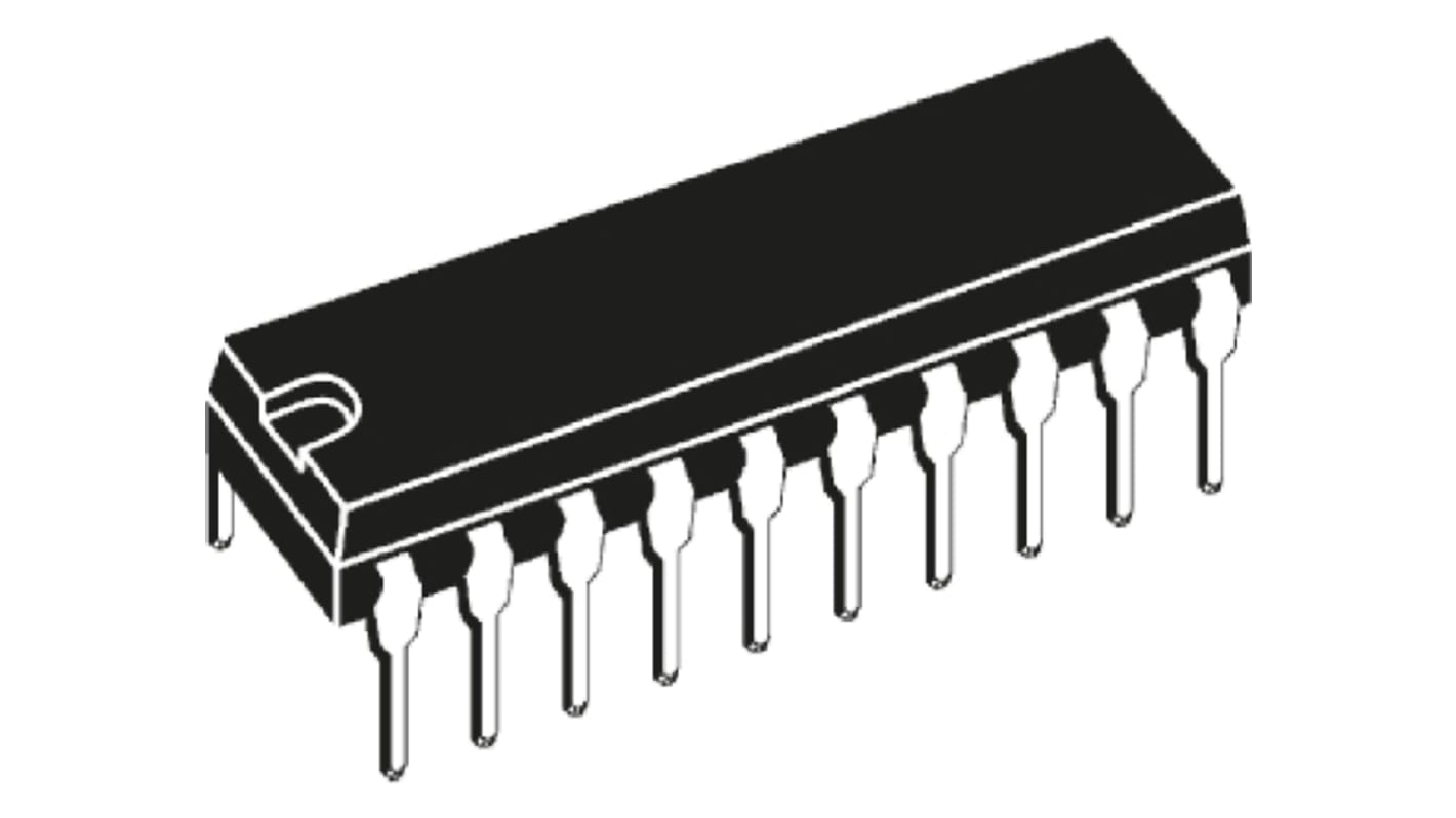 ADC, MAX166CCPP+, 8 bits bits, 200ksps, 20 broches, PDIP