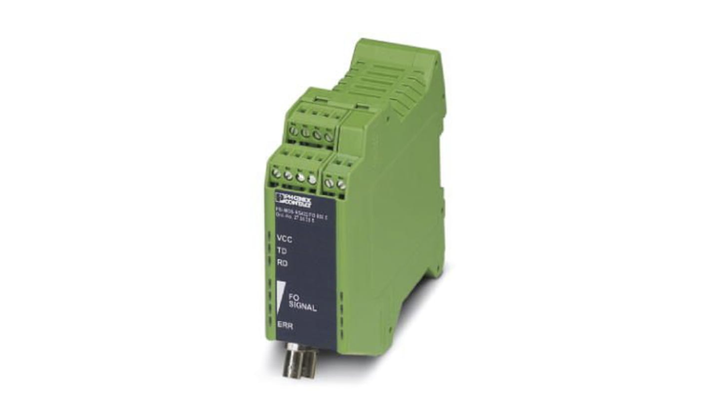 Phoenix Contact 3RS7005 Signalwandler, LWL-Konverter 18 → 30V dc / Strom, Spannung 0,46 A, 42 V dc, 60V ac AUS