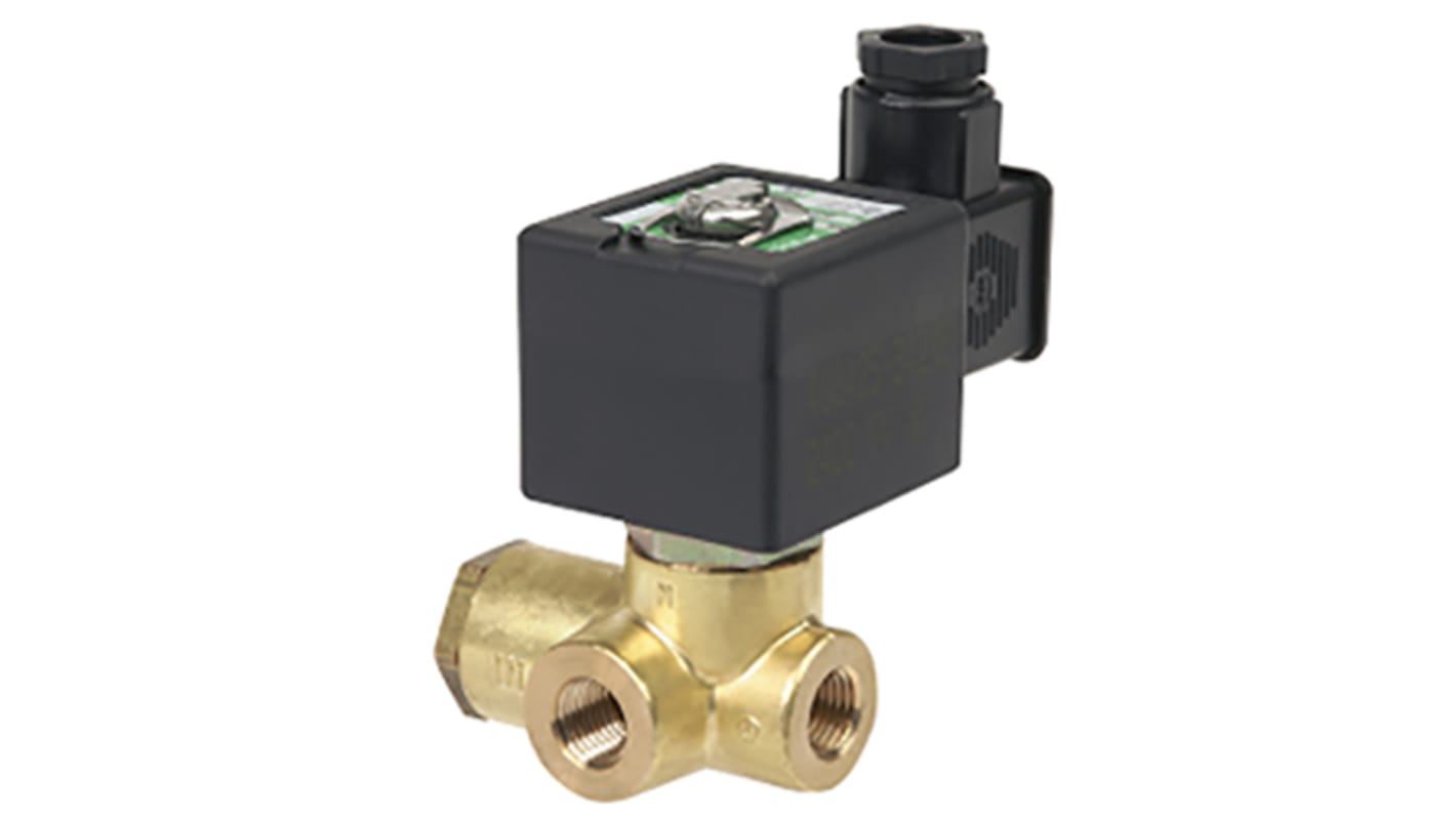 EMERSON ? ASCO Solenoid Valve SCB223A127.230/50, 2 port(s) , NC, 230 V ac, 3/8in