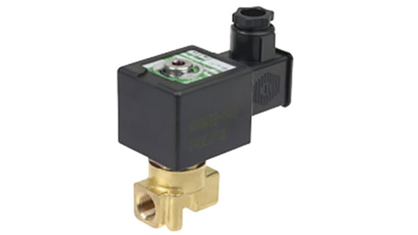 EMERSON – ASCO Solenoid Valve SCG202A052V.24/DC, 2 port(s) , NC, 24 V dc, 1/4in