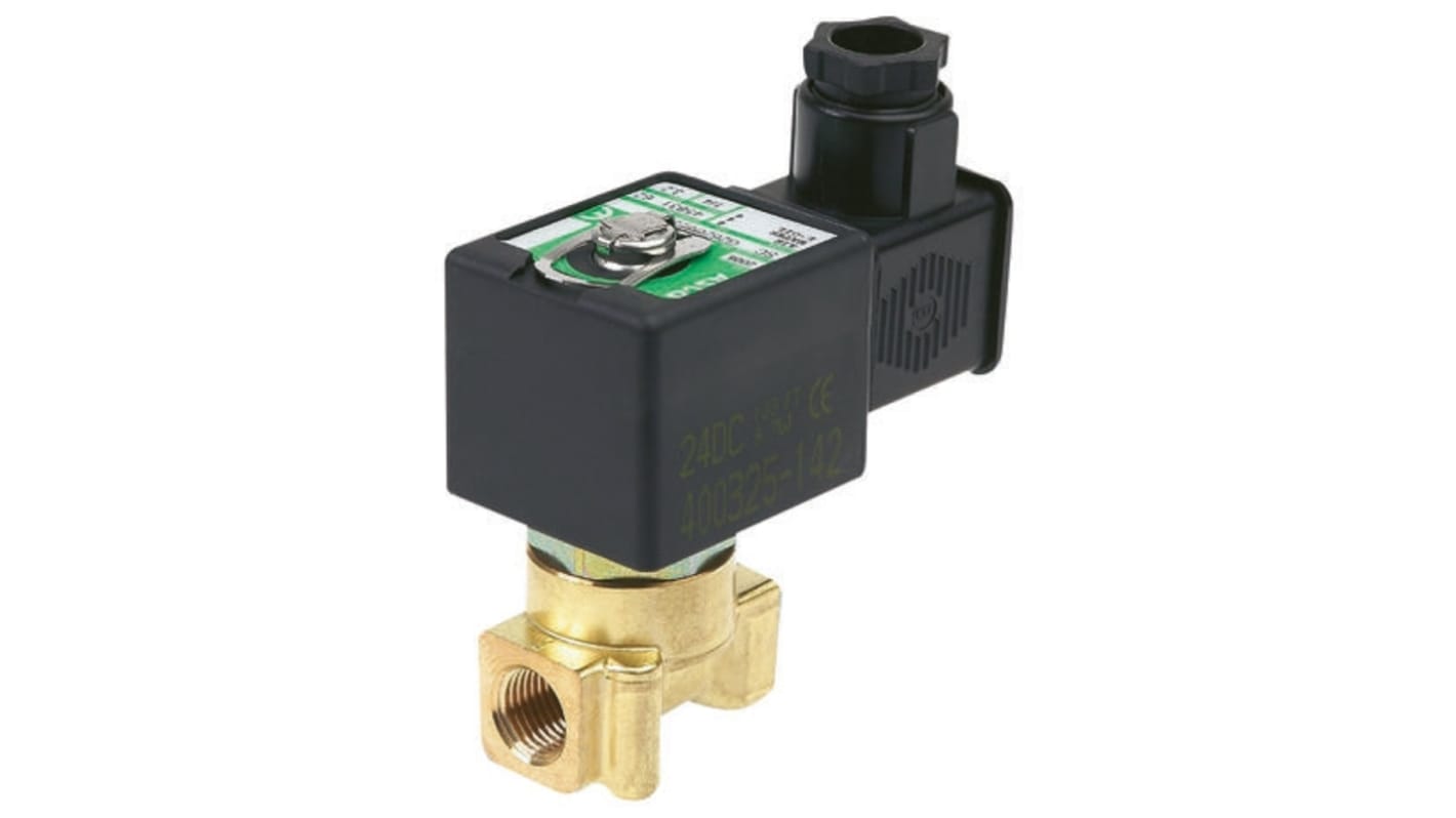 EMERSON ? ASCO Solenoid Valve SCG262C090VM.24/50, 2 port(s) , NC, 24 V ac, 1/4in