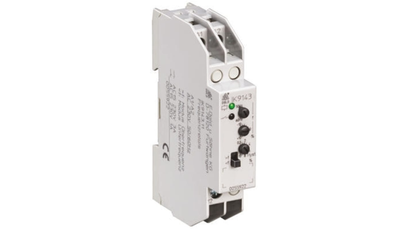 Dold Frequency Monitoring Relay, SPDT, DIN Rail
