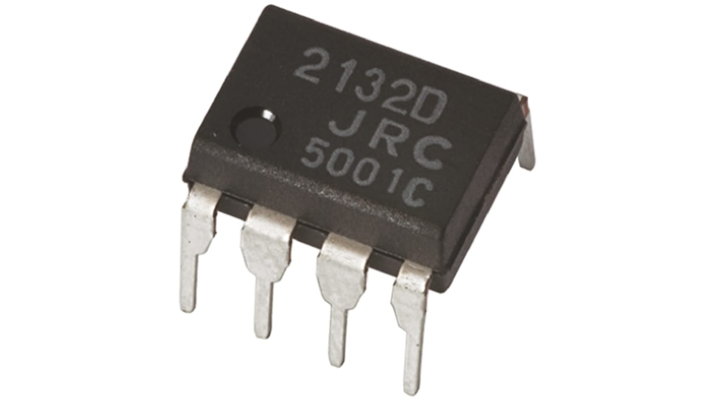 NJM3414AD Nisshinbo Micro Devices, Op Amp, 1.3MHz, 5 → 12 V, 8-Pin PDIP