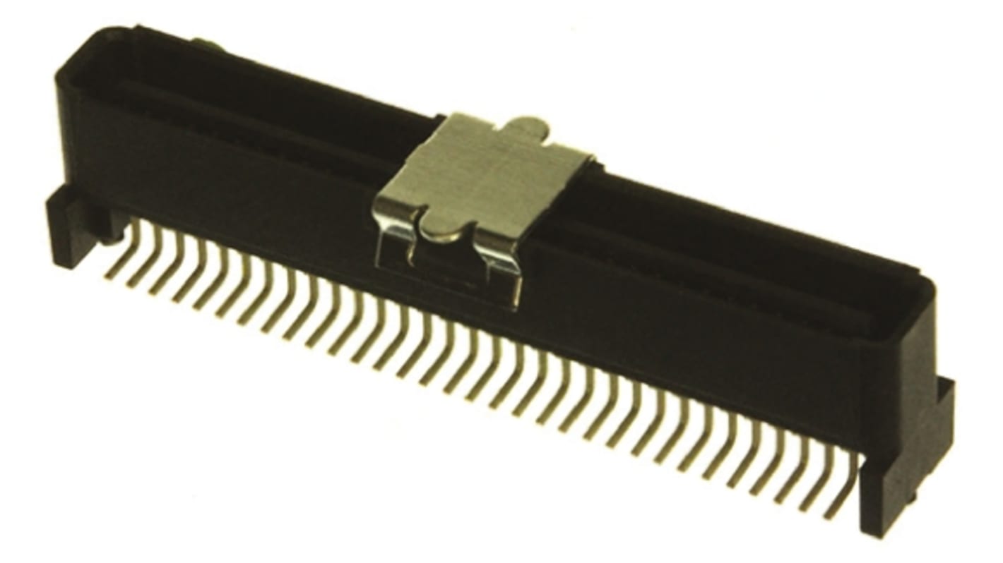 TE Connectivity 排针, 公插, 64p, 1mm间距, 双排, SMT安装, 直向, 800mA, 250 V 交流, Free Height系列