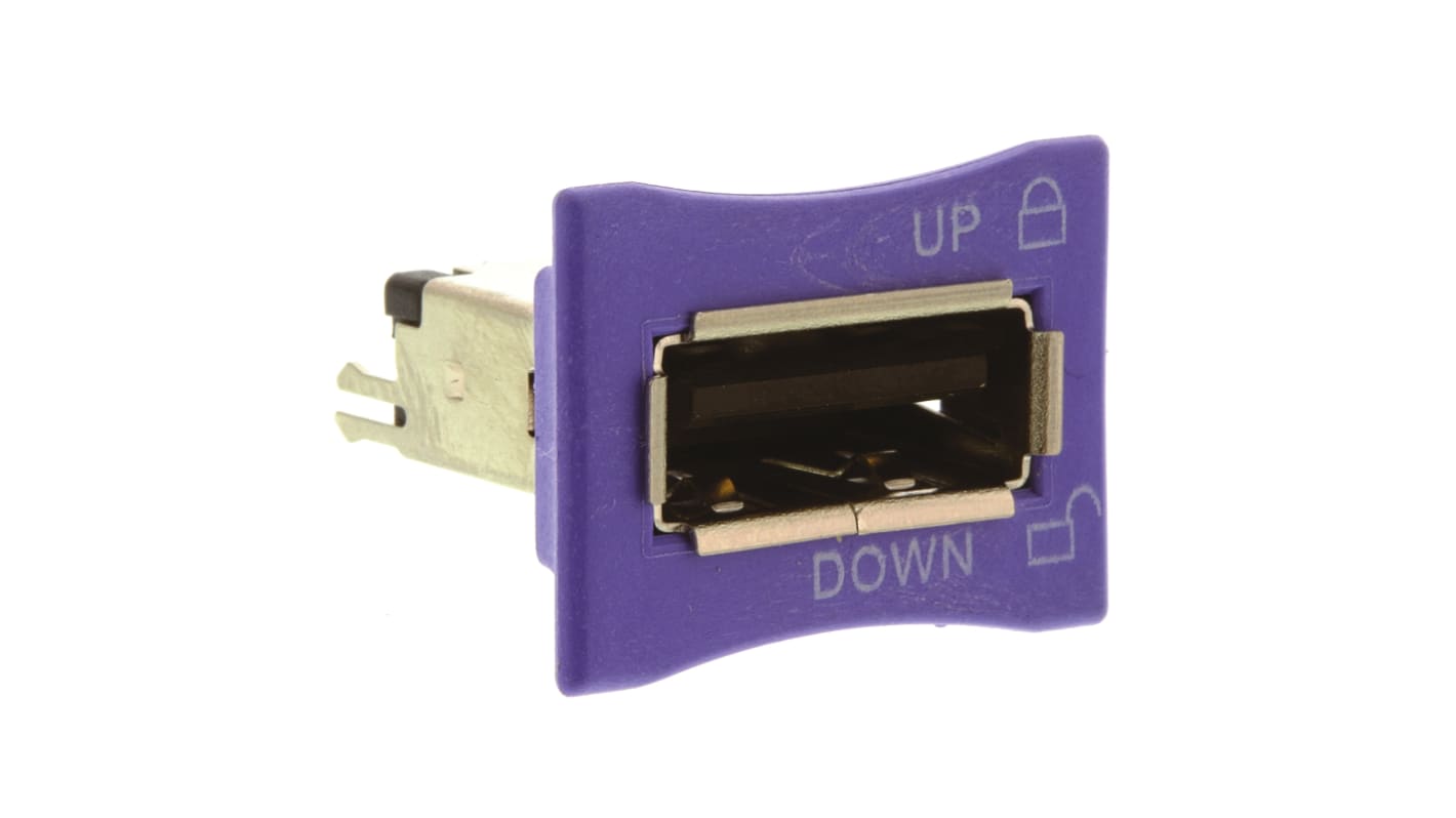 TE Connectivity USB-Steckverbinder A Buchse, THT-Lötanschluss