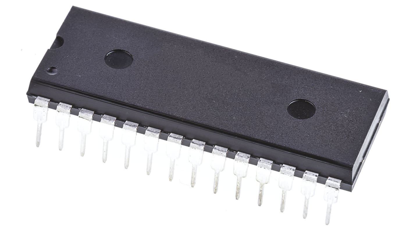 Microcontrolador Zilog Z86E3016PSG, núcleo Z8 de 8bit, RAM 237 B, 16MHZ, PDIP de 28 pines