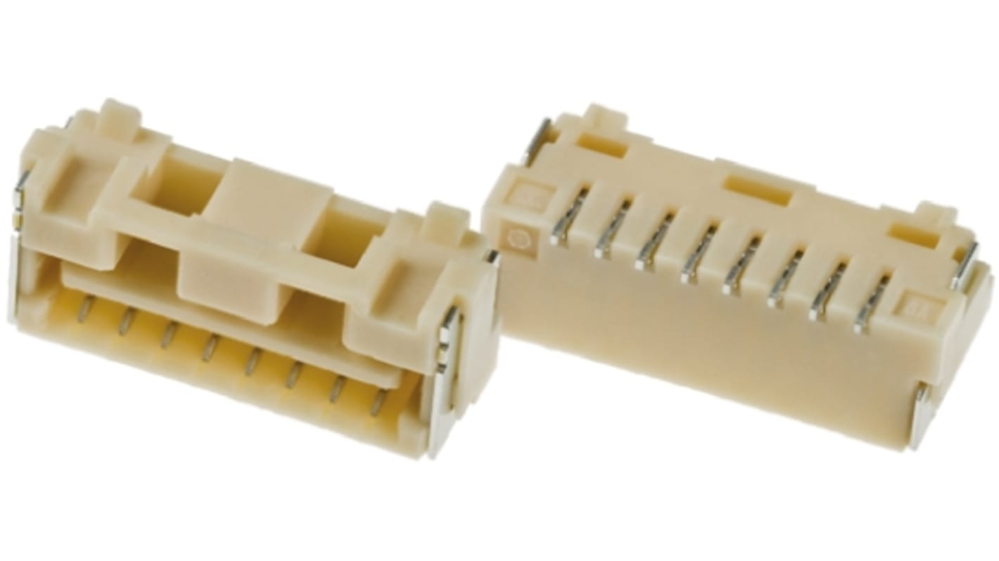 Gniazdo PCB 8 -pinowe raster: 1.25mm typu płytka – płytka Kątowe SMD