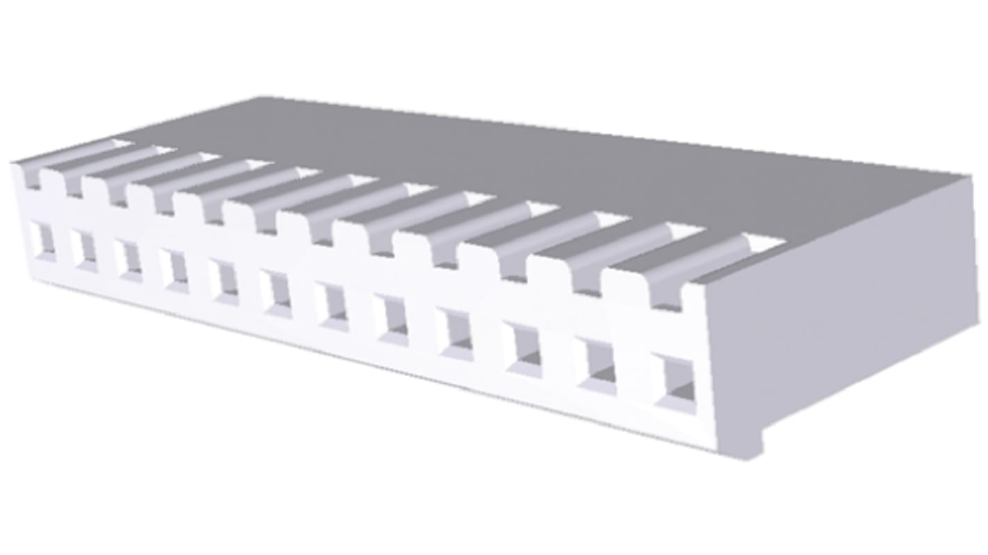 TE Connectivity, SL-156 Female PCB Connector Housing, 3.96mm Pitch, 10 Way, 1 Row