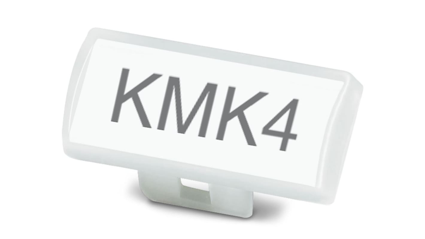 Phoenix Contact, KMK 4 Marker Strip for use with  for use with Terminal Blocks