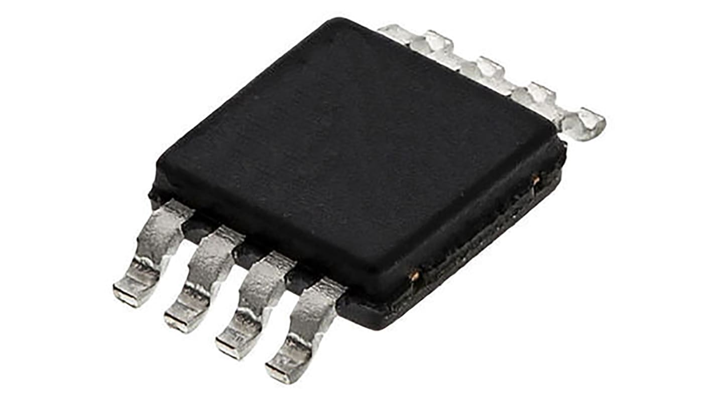 Texas Instruments, DAC 16 bit-, 200ksps, ±0.5%FSR Serial (SPI/QSPI/Microwire), 8-Pin MSOP