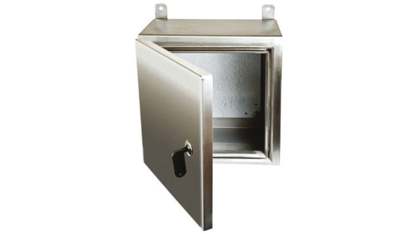 RS PRO 304 Stainless Steel Wall Box, IP69K, 600 mm x 600 mm x 300mm