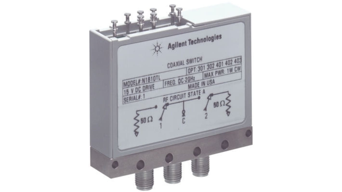 MTA RFスイッチ SPDT, 最大周波数:2GHz N1810TL-020-124-201 | RS MTA RFスイッチ SPDT, 最大周波数:2GHz N1810TL-020-124-201 | RS