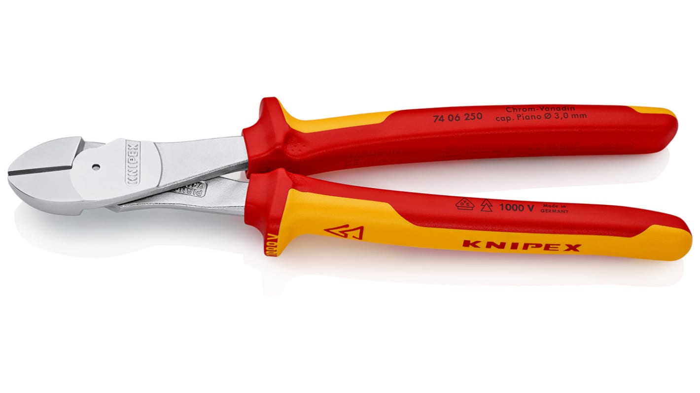 Knipex Knipex VDE/1000V Insulated High Leverage Diagonal Cutter