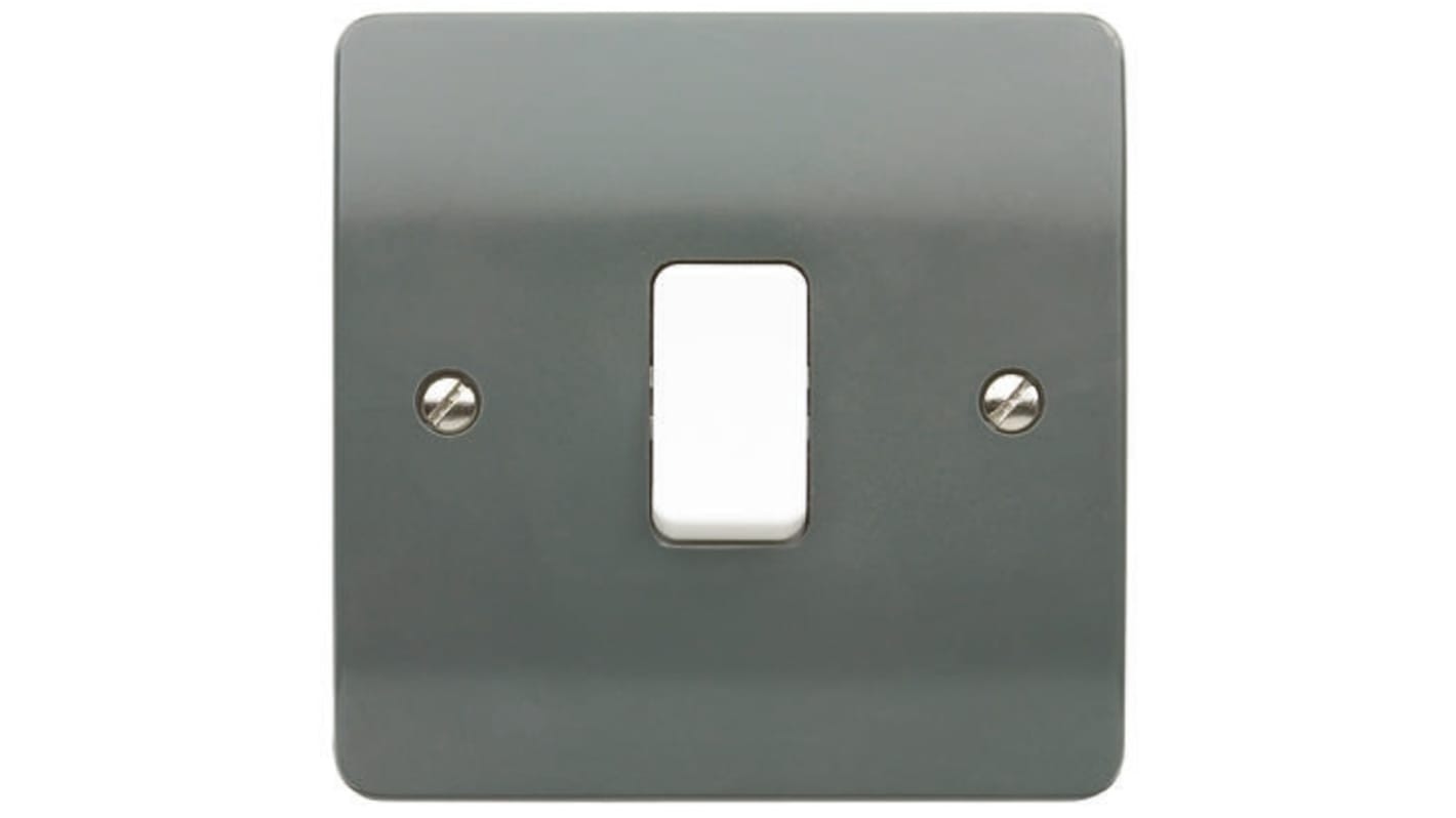 Interrruptor, Montaje Superficial, IP2X, MK Electric K4871 GRA