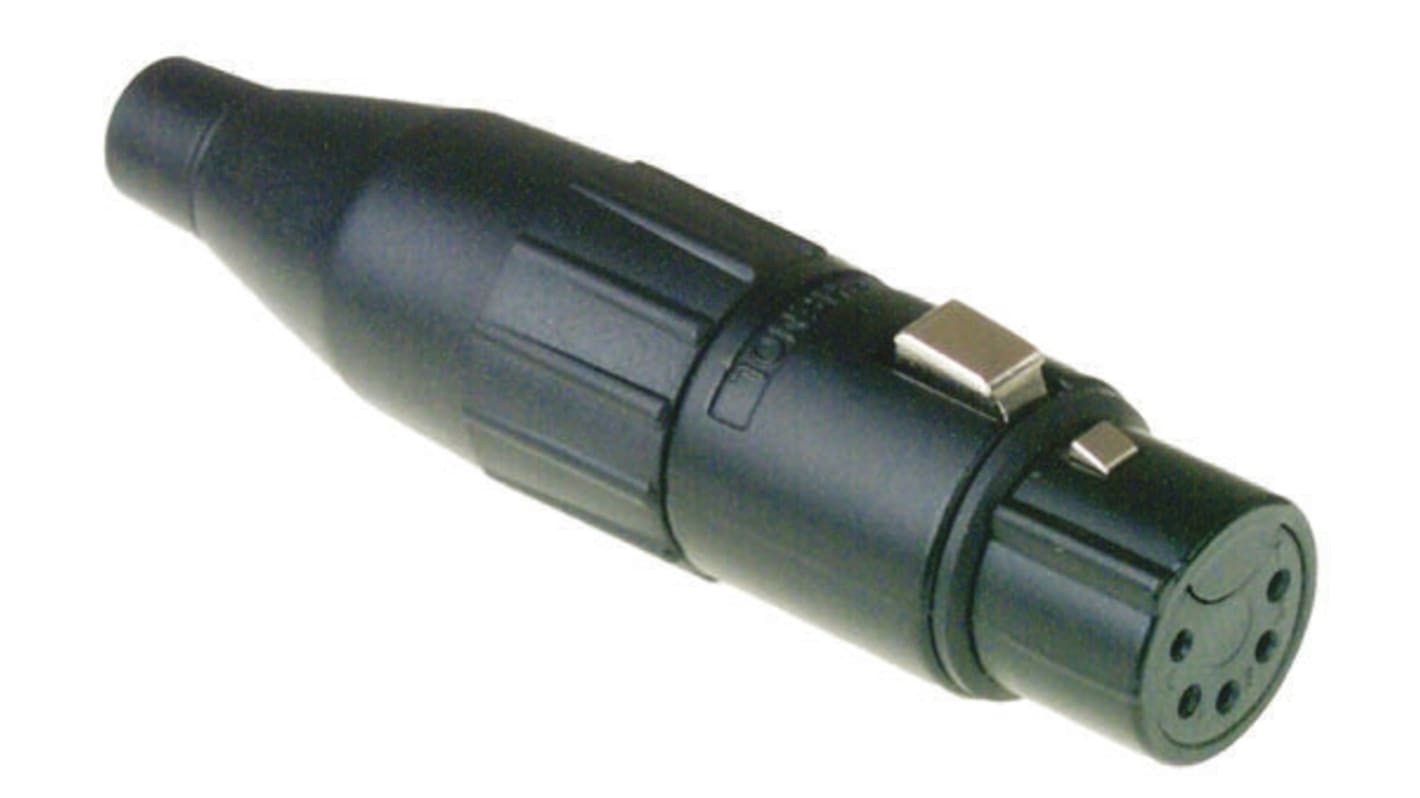 Connettore XLR Amphenol Industrial Femmina a 5 poli, Montaggio su cavo