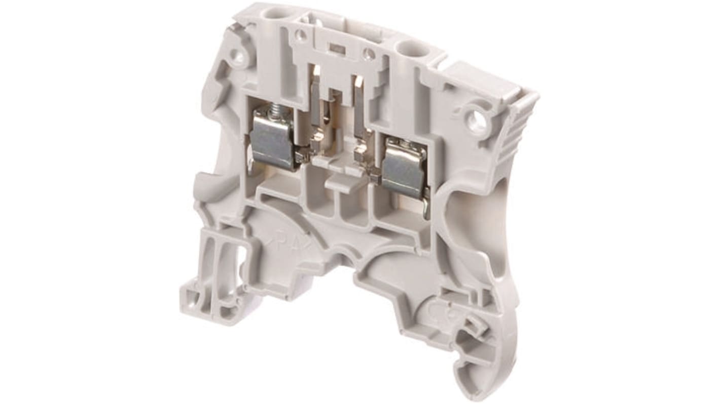 Entrelec 1SNK505313R0000 SNK Series Grey, 4mm², Single-Level, Screw Termination