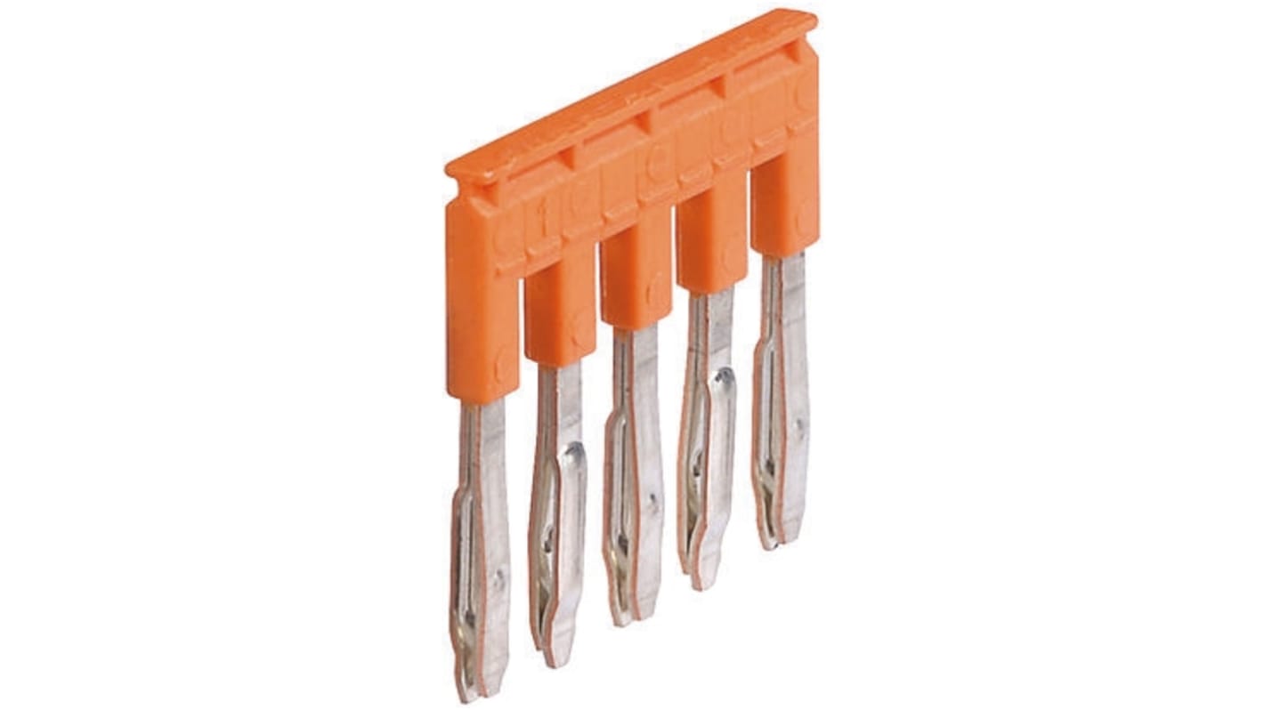 Entrelec JB8 Series Jumper Bar for Use with Terminal Block