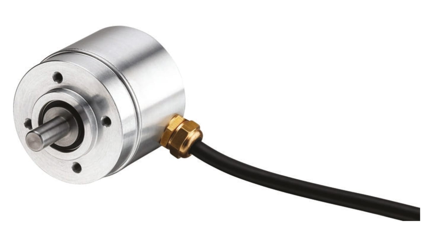 Hengstler AC36 Series Absolute Absolute Encoder, Gray, SSI Signal, Solid Type, 10mm Shaft