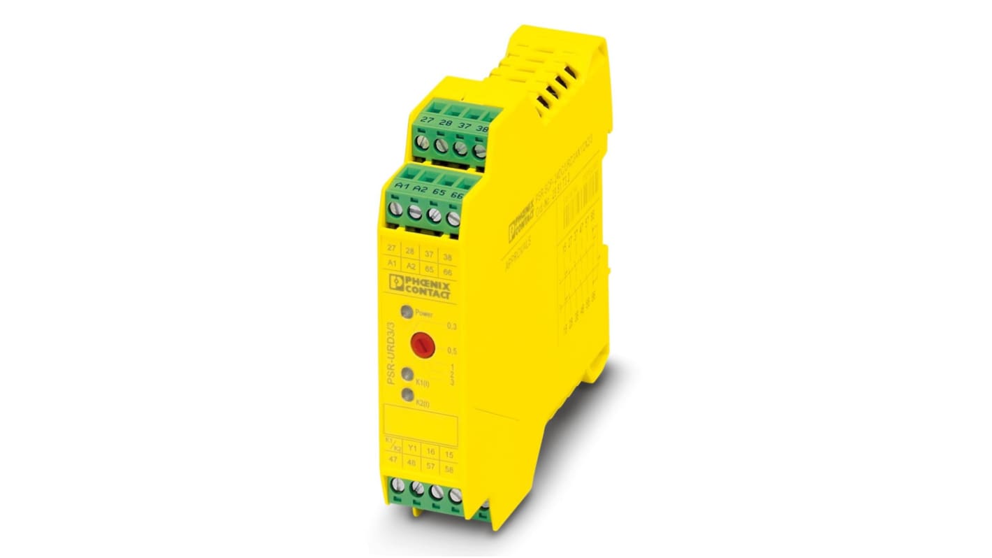 Phoenix Contact PSRclassic PSR-SPP-24DC/URD3/4X1/2X2/3 Expansion Module Safety Relay, 24V dc, Single Channel, 6 Safety
