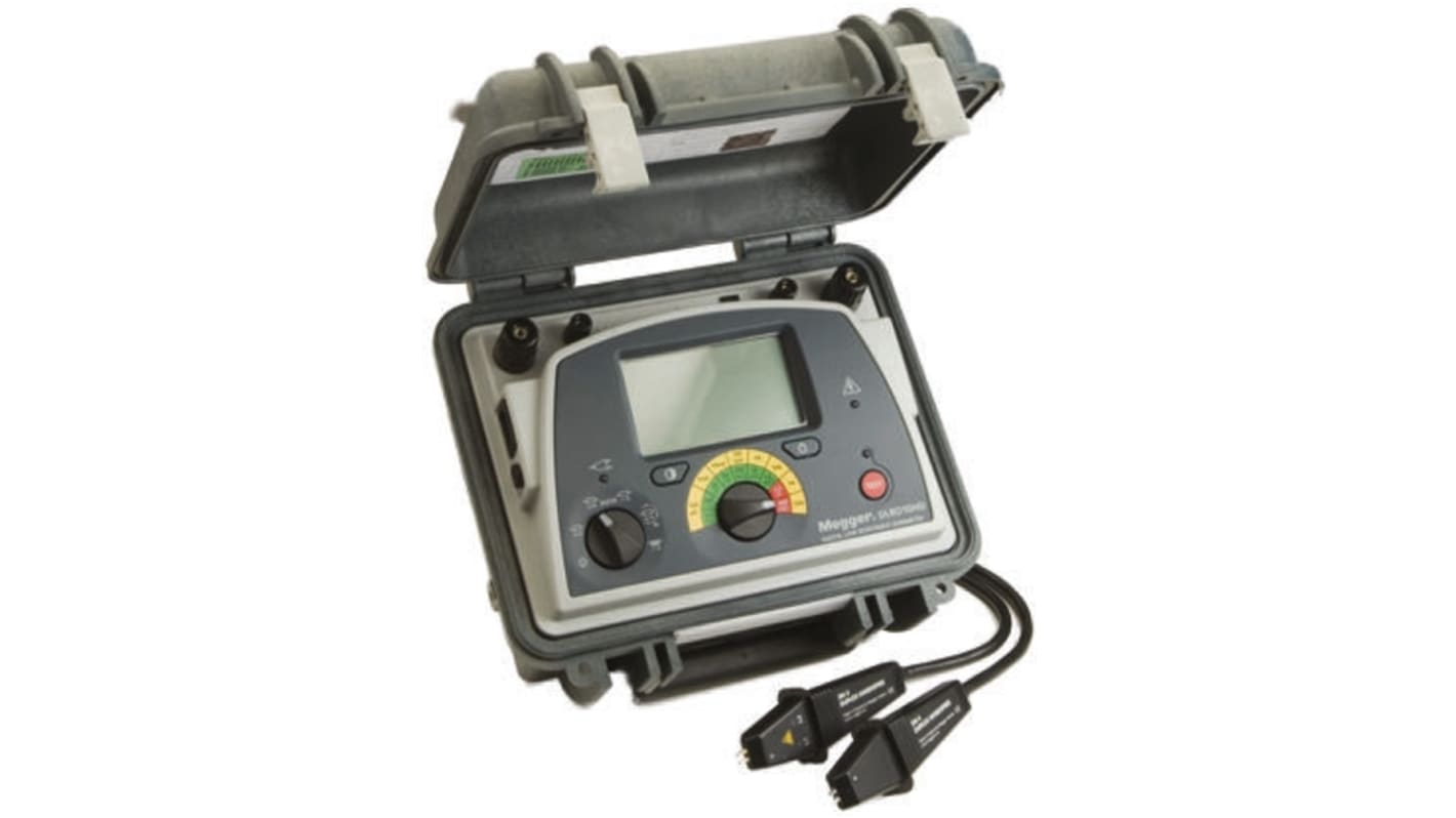 Megger DLRO10HD Handheld Ohmmeter, 2.5 kΩ Max, 100nΩ Resolution, Low Resistance