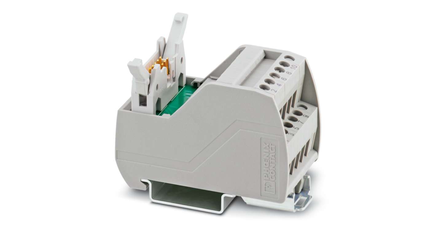Modulo di interfaccia, Phoenix Contact, Cavo Ribbon piatto, Maschio, 10 poli, 60 V c.a./c.c., 1A
