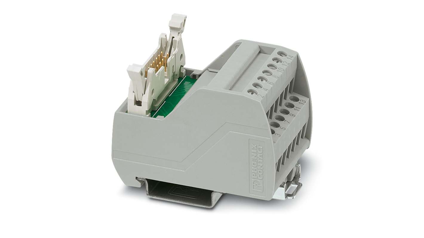 Modulo di interfaccia, Phoenix Contact, Cavo Ribbon piatto, Maschio, 14 poli, 60 V c.a./c.c., 1A