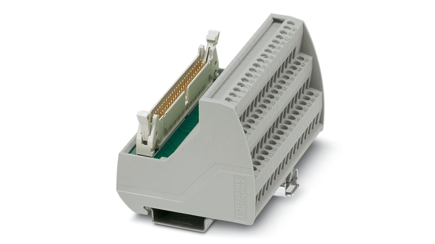 Modulo di interfaccia, Phoenix Contact, Cavo Ribbon piatto, Femmina, 50 poli, 60 V c.a./c.c., 1A