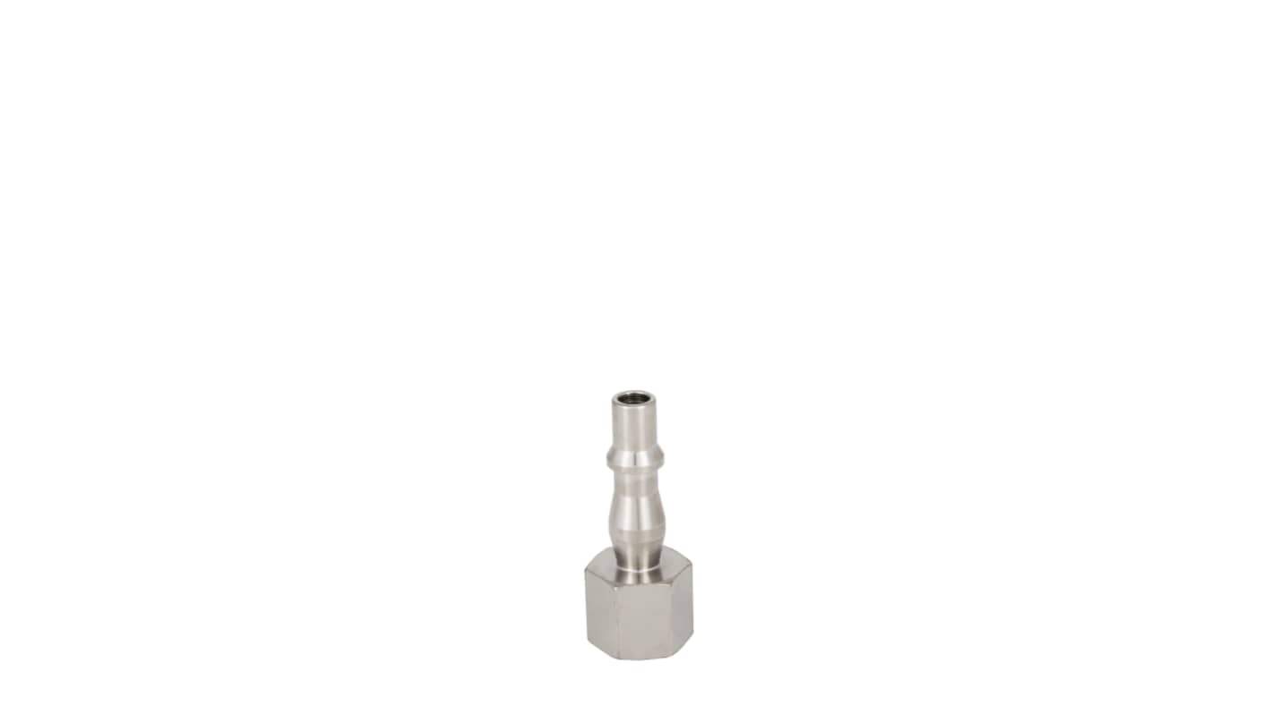 RS PRO Steel Female Pneumatic Quick Connect Coupling, G 1/4 Female Threaded