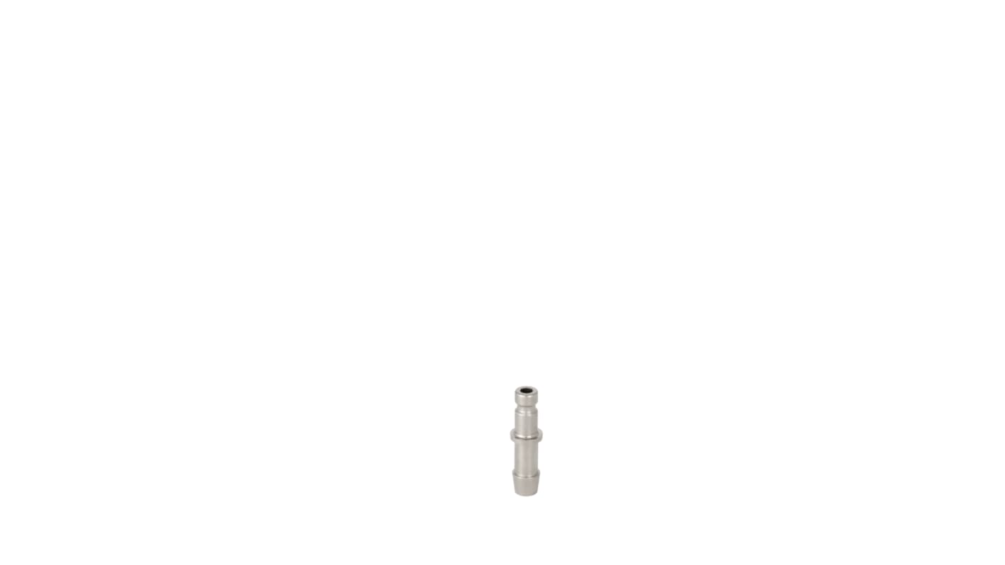 RS PRO Brass Female, Male Pneumatic Quick Connect Coupling, 4mm Hose Barb